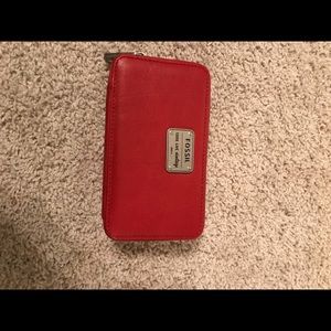 Fossil travel jewelry case